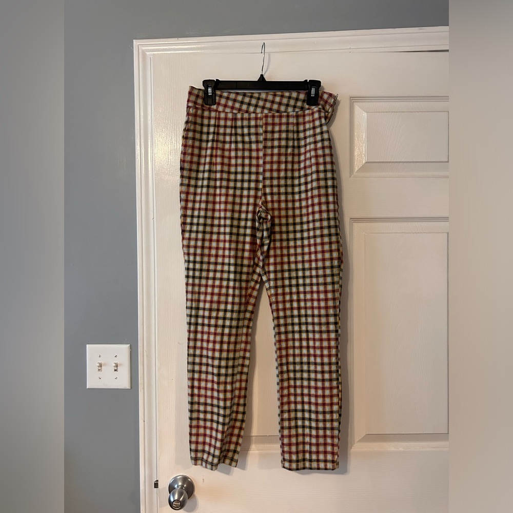 Plaid Free People Pants